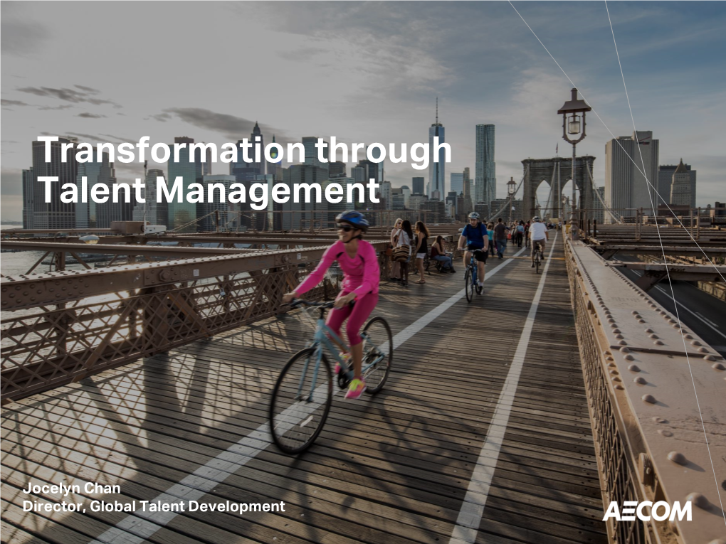 Transformation Through Talent Management