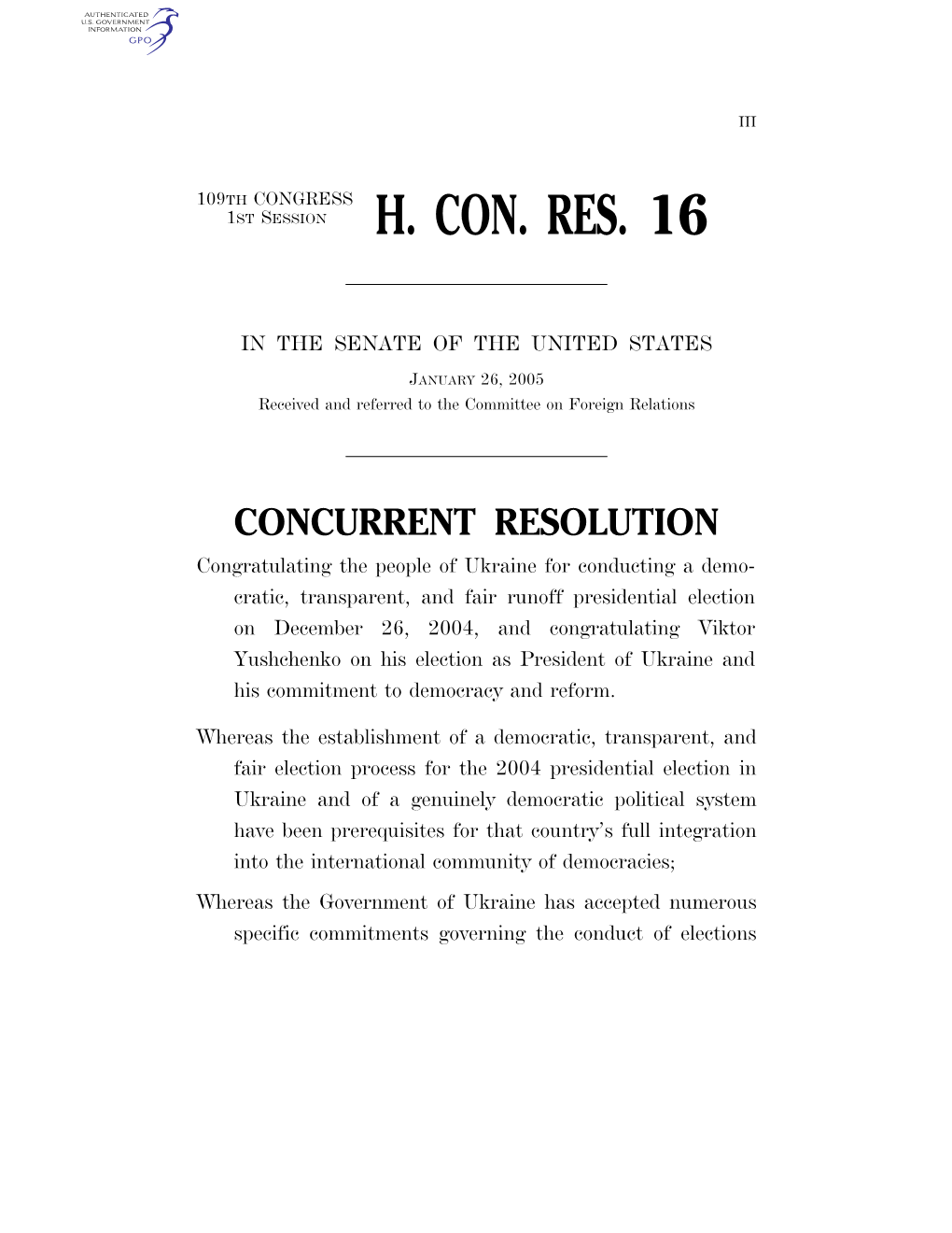 H. Con. Res. 16