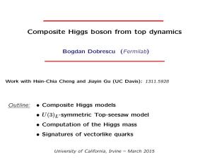 Composite Higgs Boson from Top Dynamics