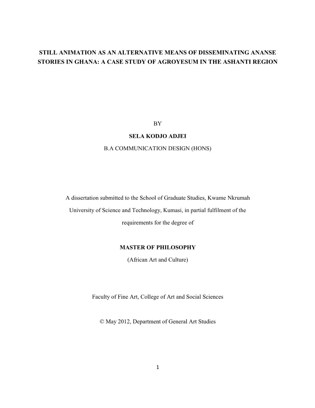 Mphil Thesis by Sela Kodjo Adjei .Pdf