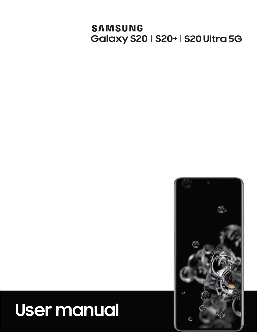 S20+|S20 Ultra 5G G981U|G986U|G988U User Manual