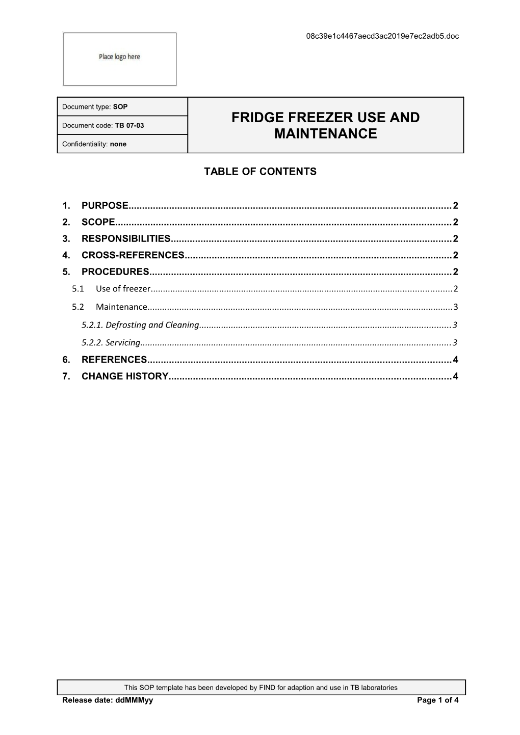 Fridge Freezer TB 07-03 V1.0