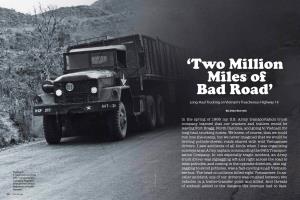 'Two Million Miles of Bad Road'