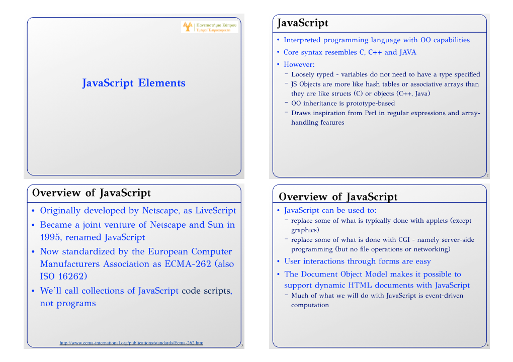 Javascript and JAVA