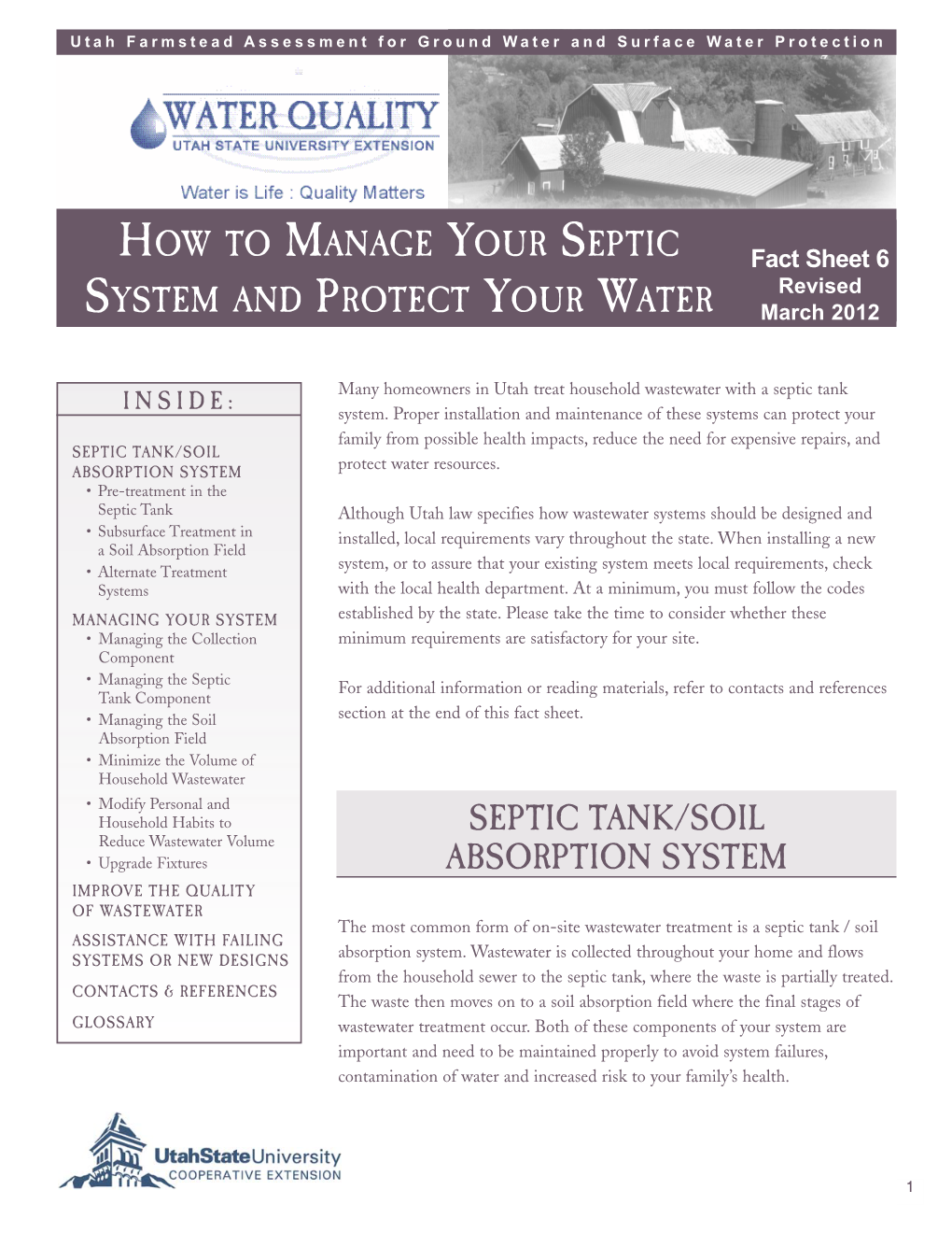 How to Manage Your Septic System and Protect Your Water