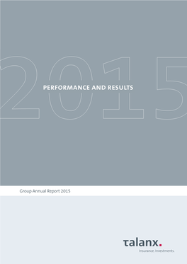 Annual Report 2015 FINANCIAL HIGHLIGHTS