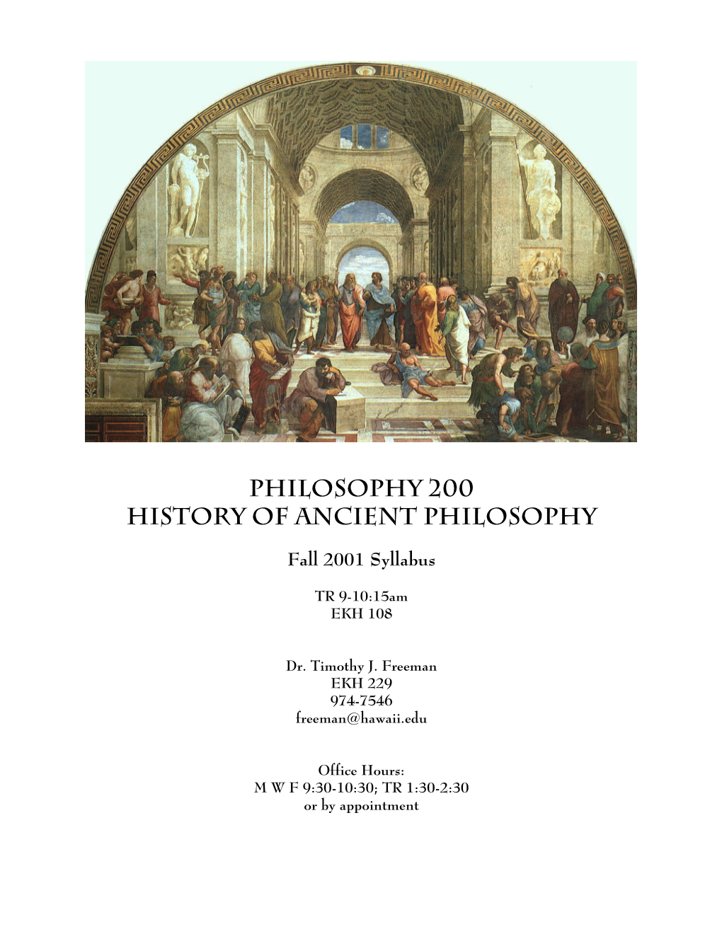 History of Ancient Philosophy