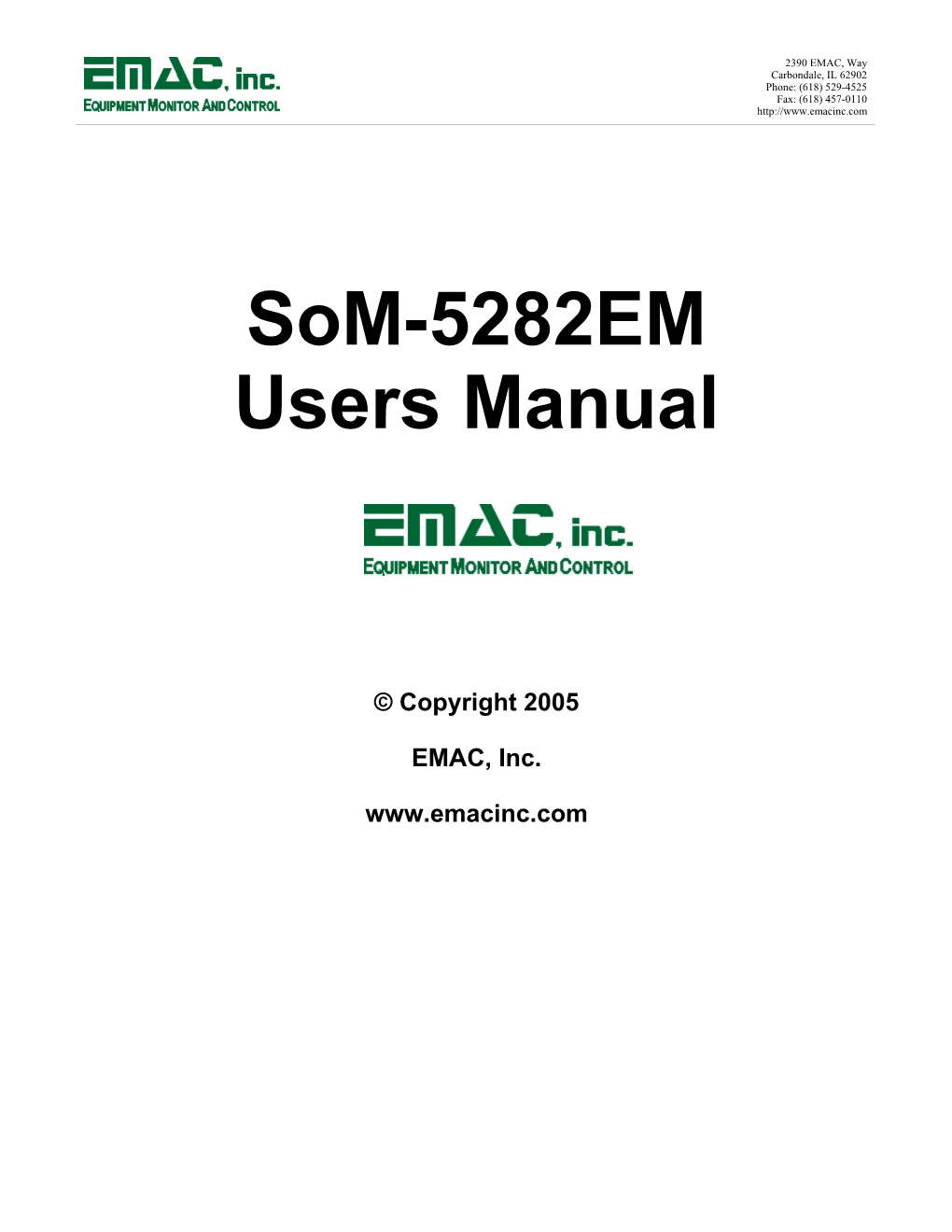 Som-5282EM Users Manual