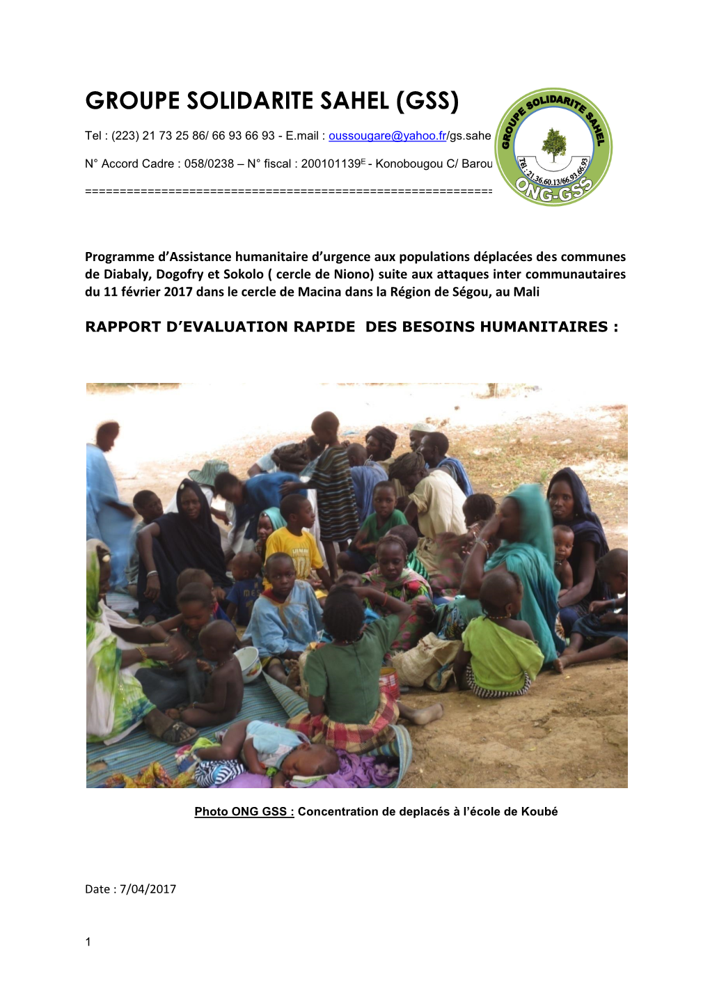 Groupe Solidarite Sahel (Gss)