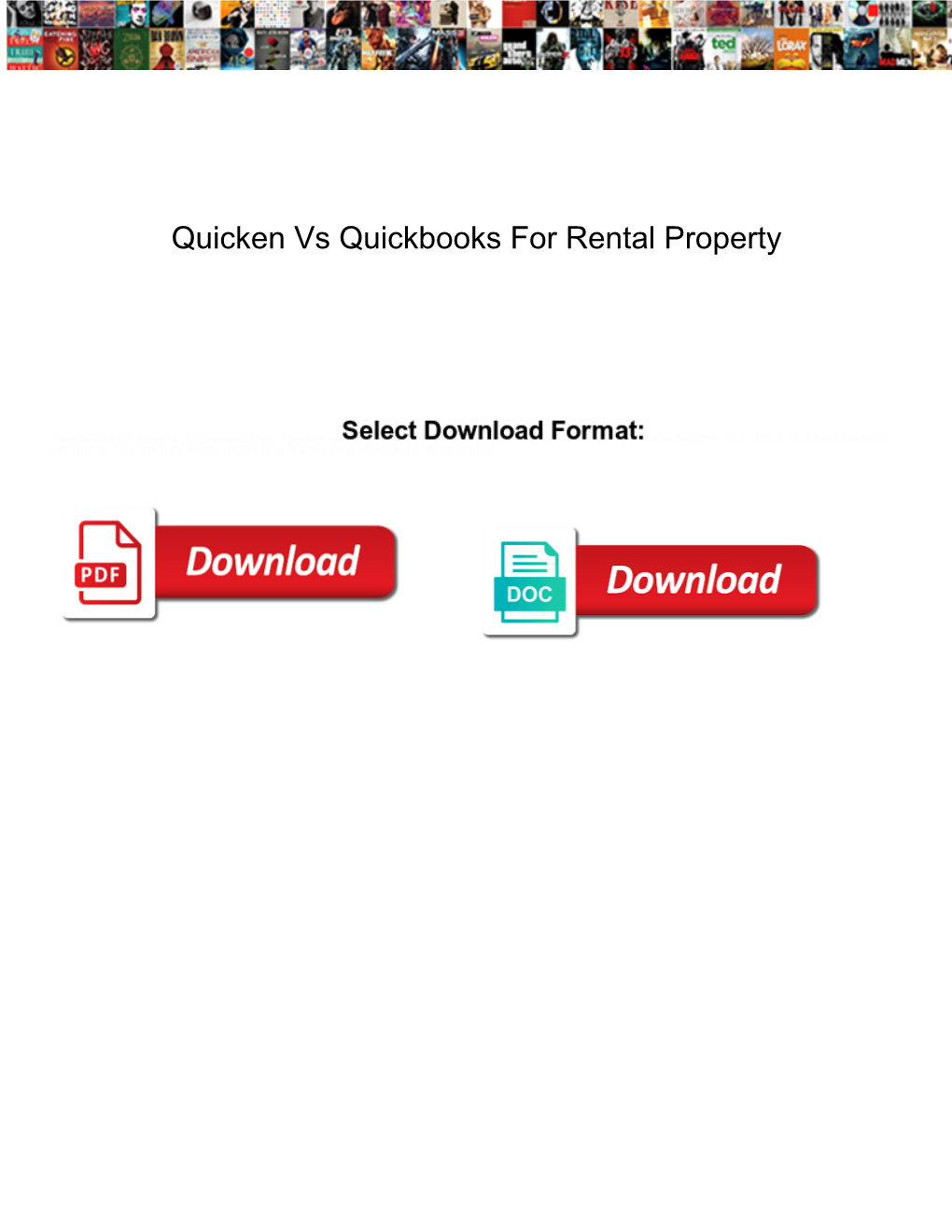 Quicken Vs Quickbooks for Rental Property