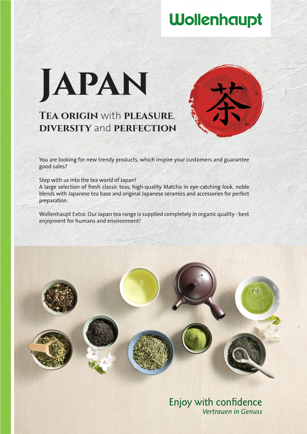 Tea Origin with Pleasure, Diversity and Perfection