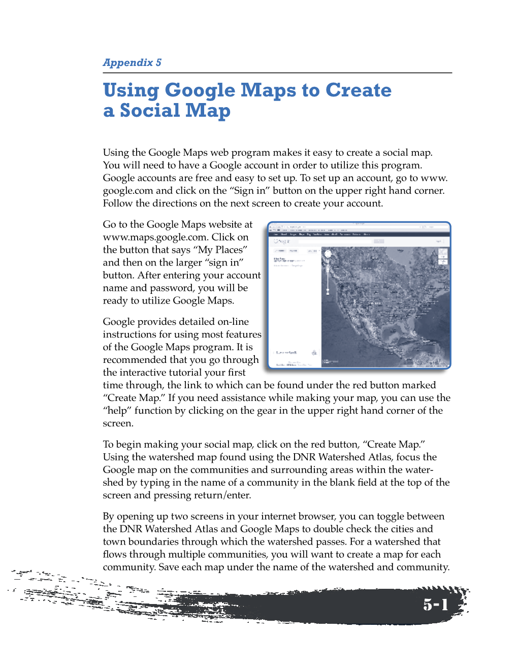 Appendix 5: Using Google Maps to Create a Social