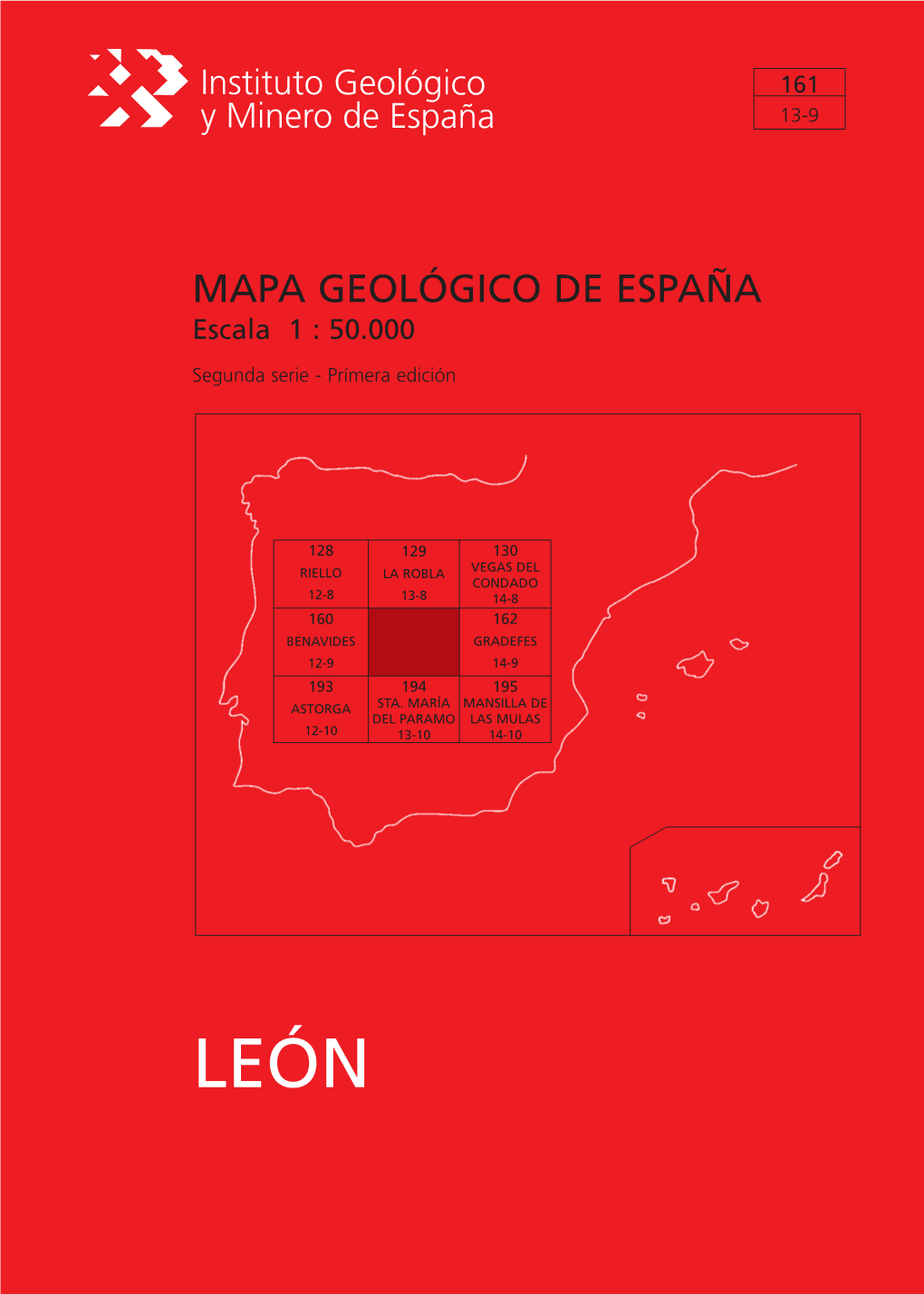 MAPA GEOLÓGICO DE ESPAÑA Escala 1 : 50.000