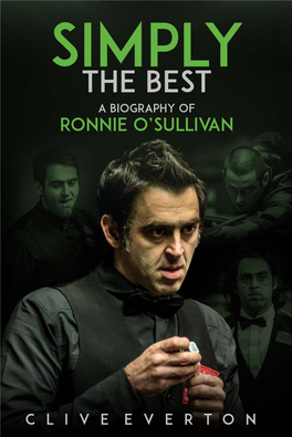 The Best a Biography of Ronnie O’Sullivan