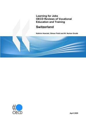 OECD Reviews of Vocational Education and Training Switzerland
