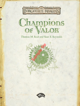 Champions of Valor Cv.Indd