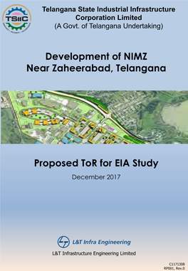 Proposed Tor for EIA Study Development of NIMZ Near