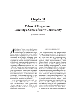 Chapter Celsus of Pergamum