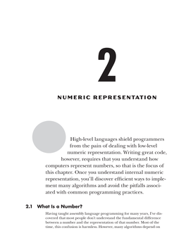 Numeric Representation