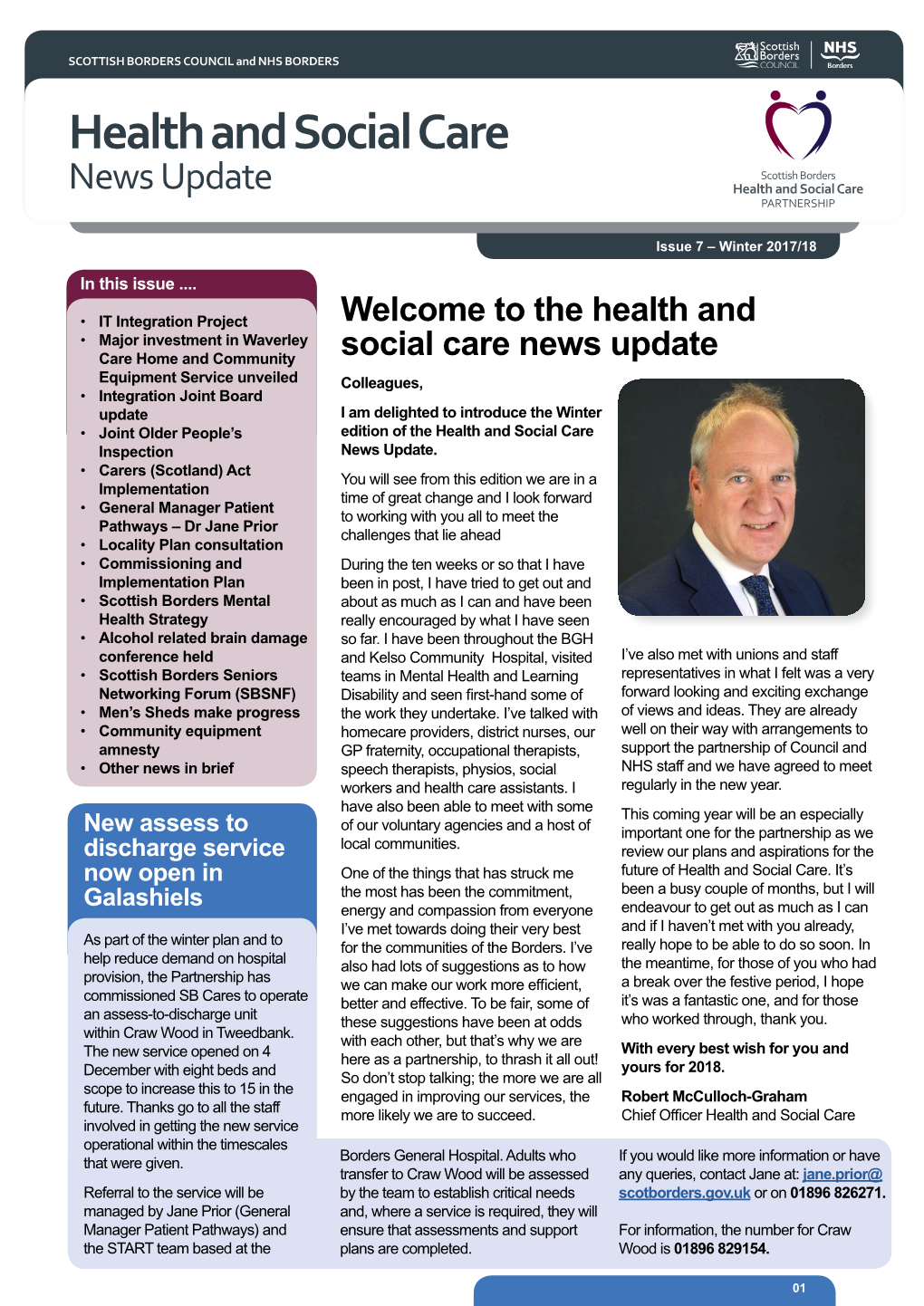 Health and Social Care News Update