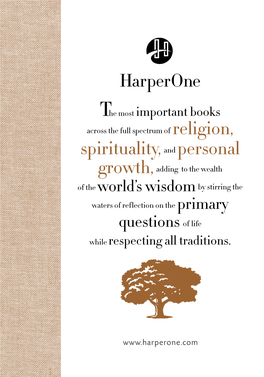 Spirituality,And Personal Harperone