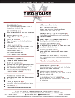 Tied House Wines