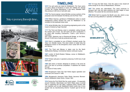 Canal & Salt Town Project Leaflet
