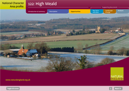 National Character Area Profile:122: High Weald