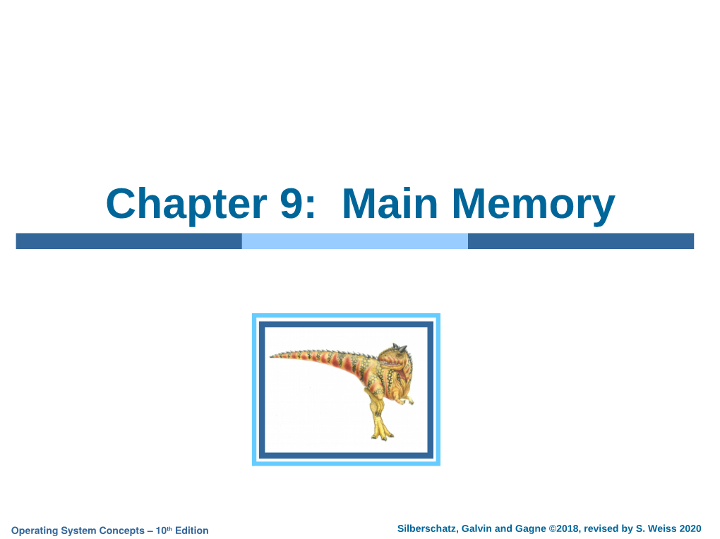 Chapter 9: Main Memory
