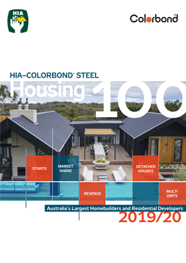 HIA-COLORBOND Steel Housing 100 2019/20