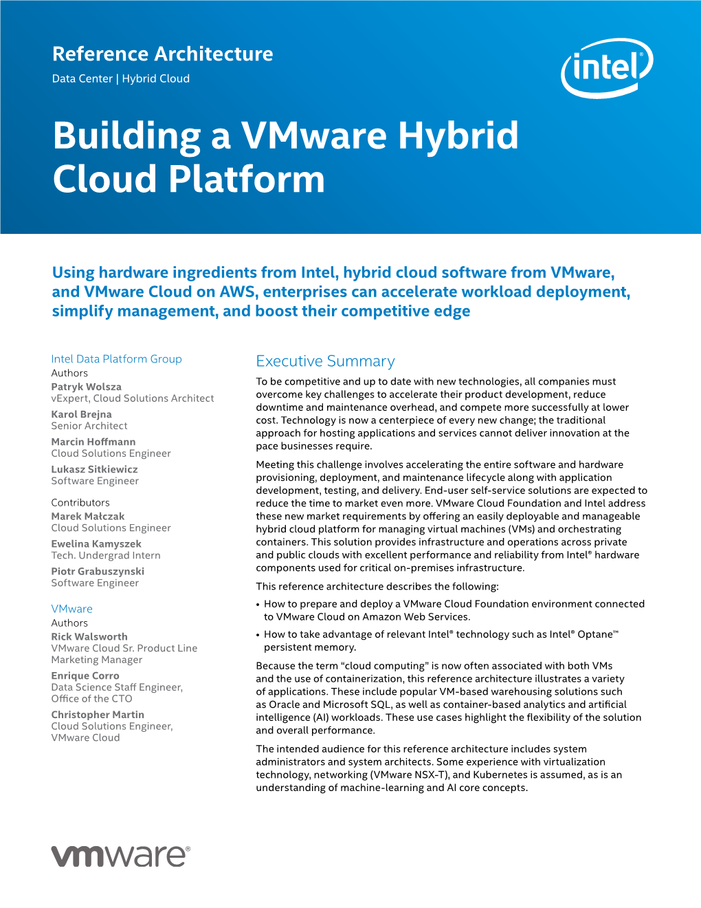 Building a Vmware Hybrid Cloud Platform