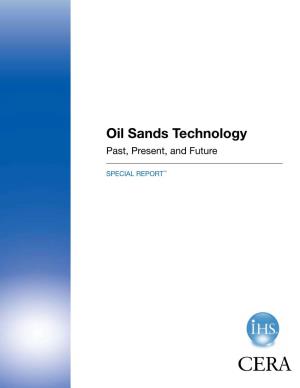 Oil Sands Technology Past, Present, and Future