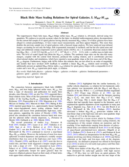 Black Hole Mass Scaling Relations for Spiral Galaxies. I. MBH–M*,Sph Benjamin L