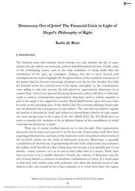 Hegel's Philosopy of Right