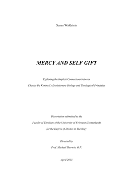 Mercy and Self Gift