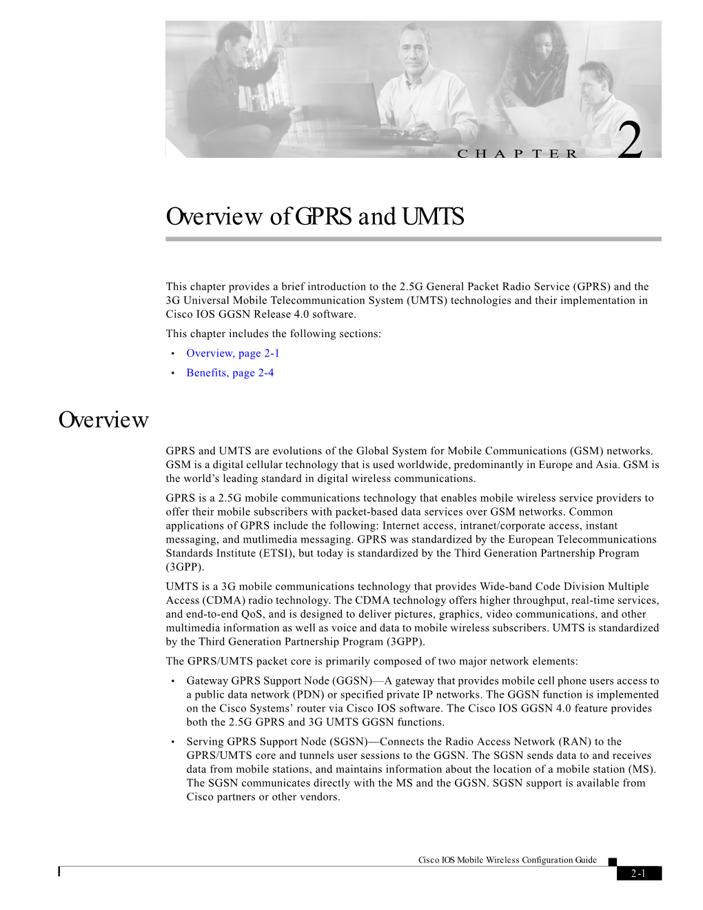 Overview of GPRS and UMTS