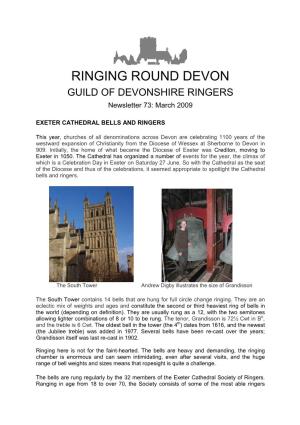 RINGING ROUND DEVON GUILD of DEVONSHIRE RINGERS Newsletter 73: March 2009
