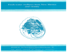Fresh-Water Molluscs from New Mexico and Vicinity