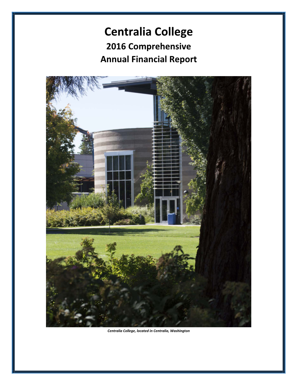 2016 Financial Report