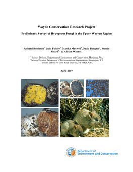 Woylie Conservation Research Project