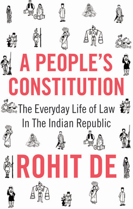 A People's Constitution Rohit De Sabareesh Pillay