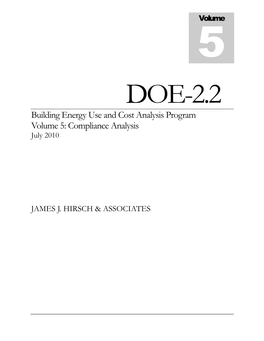 DOE22 Volume 5 Compliance Analysis