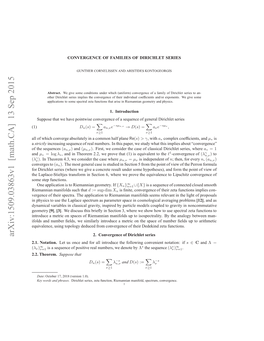 Arxiv:1509.03863V1 [Math.CA] 13 Sep 2015 Ftesequences the of and ( a Ovre to Converges H Alc-Tete Rnfr Nscin6 Hr Eprov We Where Functions