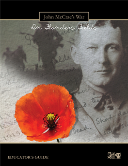 In Flanders Fields John Mccrae’S War