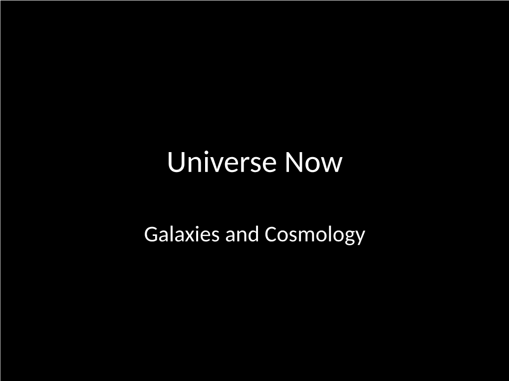 Universe Now