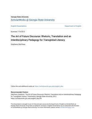 Rhetoric, Translation and an Interdisciplinary Pedagogy for Transglobal Literacy