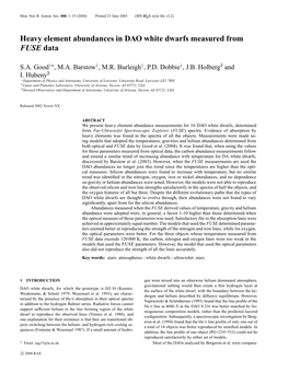 Heavy Element Abundances in DAO White Dwarfs Measured from FUSE Data