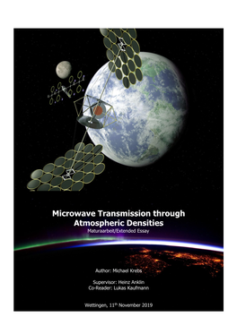 Microwave Transmission Through Atmospheric Densities Maturaarbeit/Extended Essay