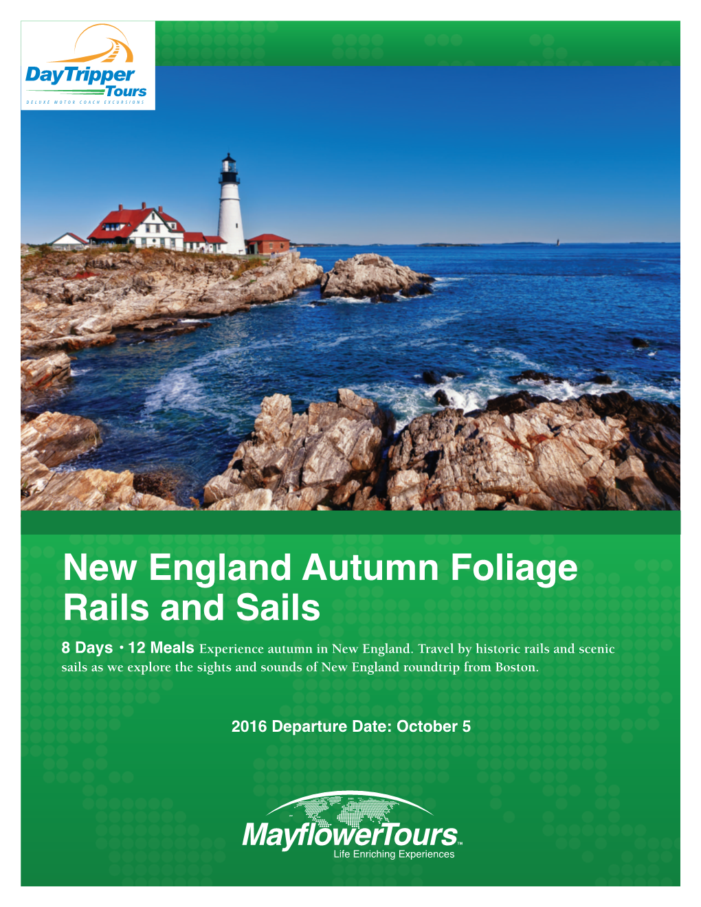 New England Autumn Foliage Rails and Sails