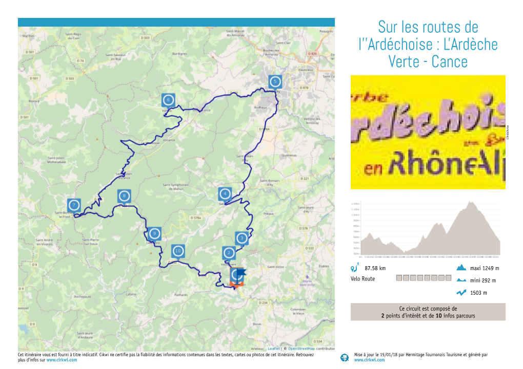 Ardèche Verte - Cance Oise Déch L'ar